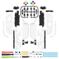 eXtremeRate DIY Replacement Full Set Shell Case with Buttons for Joycon 2 of Nintendo Switch 2 - Deluxe Version - White