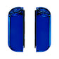 eXtremeRate Replacement Full Set Shell Case with Buttons for Joycon of NS Switch - Chrome Blue