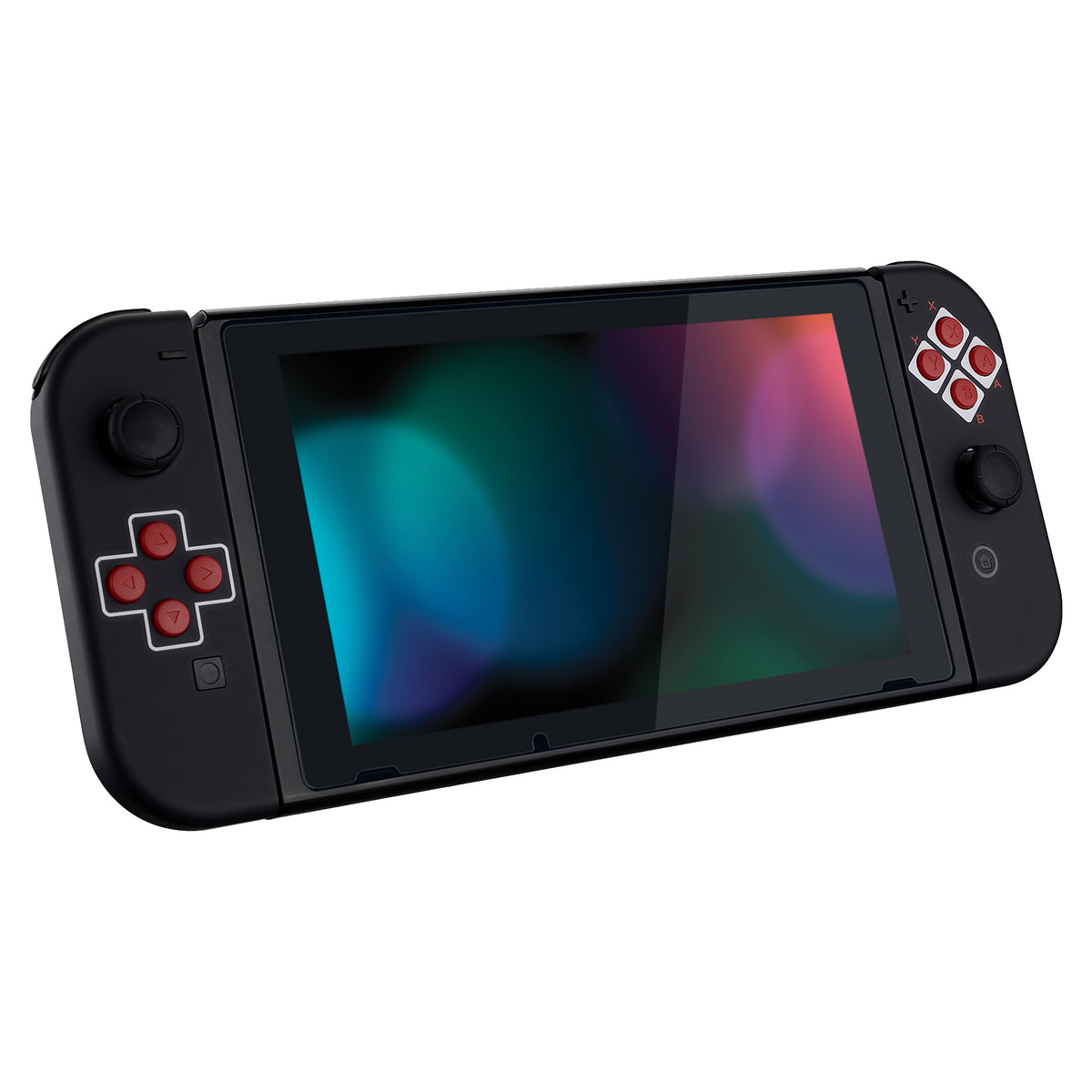 eXtremeRate Replacement Full Set Shell Case with Buttons for Joycon of NS Switch - Classics NES Style
