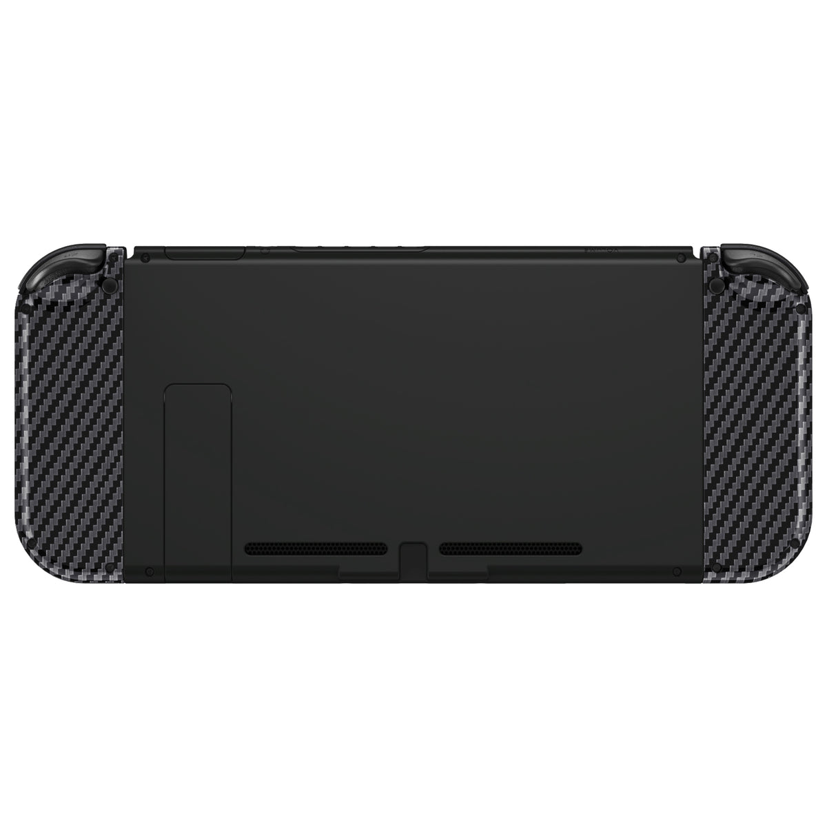eXtremeRate Replacement Full Set Shell Case with Buttons for Joycon of NS Switch - Graphite Carbon Fiber