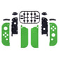 eXtremeRate Replacement Full Set Shell Case with Buttons for Joycon of NS Switch - Green