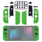 eXtremeRate Replacement Full Set Shell Case with Buttons for Joycon of NS Switch - Green