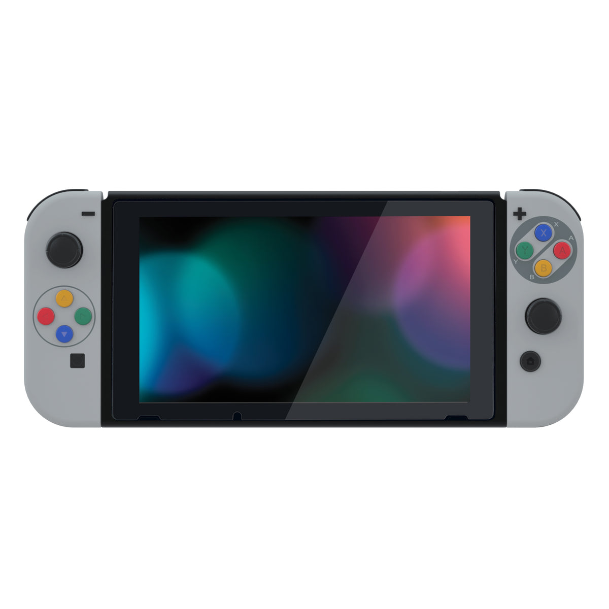 eXtremeRate Replacement Full Set Shell Case with Buttons for Joycon of NS Switch - SFC SNES Classic EU Style