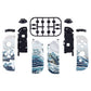 eXtremeRate Replacement Full Set Shell Case with Buttons for Joycon of NS Switch - The Great Wave Patterned