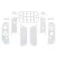 eXtremeRate Replacement Full Set Shell Case with Buttons for Joycon of NS Switch - Transparent Clear