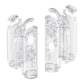 eXtremeRate Replacement Full Set Shell Case with Buttons for Joycon of NS Switch - Transparent Clear