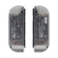 eXtremeRate Replacement Full Set Shell Case with Buttons for Joycon of NS Switch - Transparent Clear