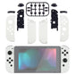 eXtremeRate Replacement Full Set Shell Case with Buttons for Joycon of NS Switch - White