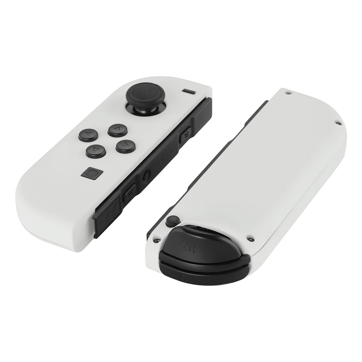 eXtremeRate Replacement Full Set Shell Case with Buttons for Joycon of NS Switch - White