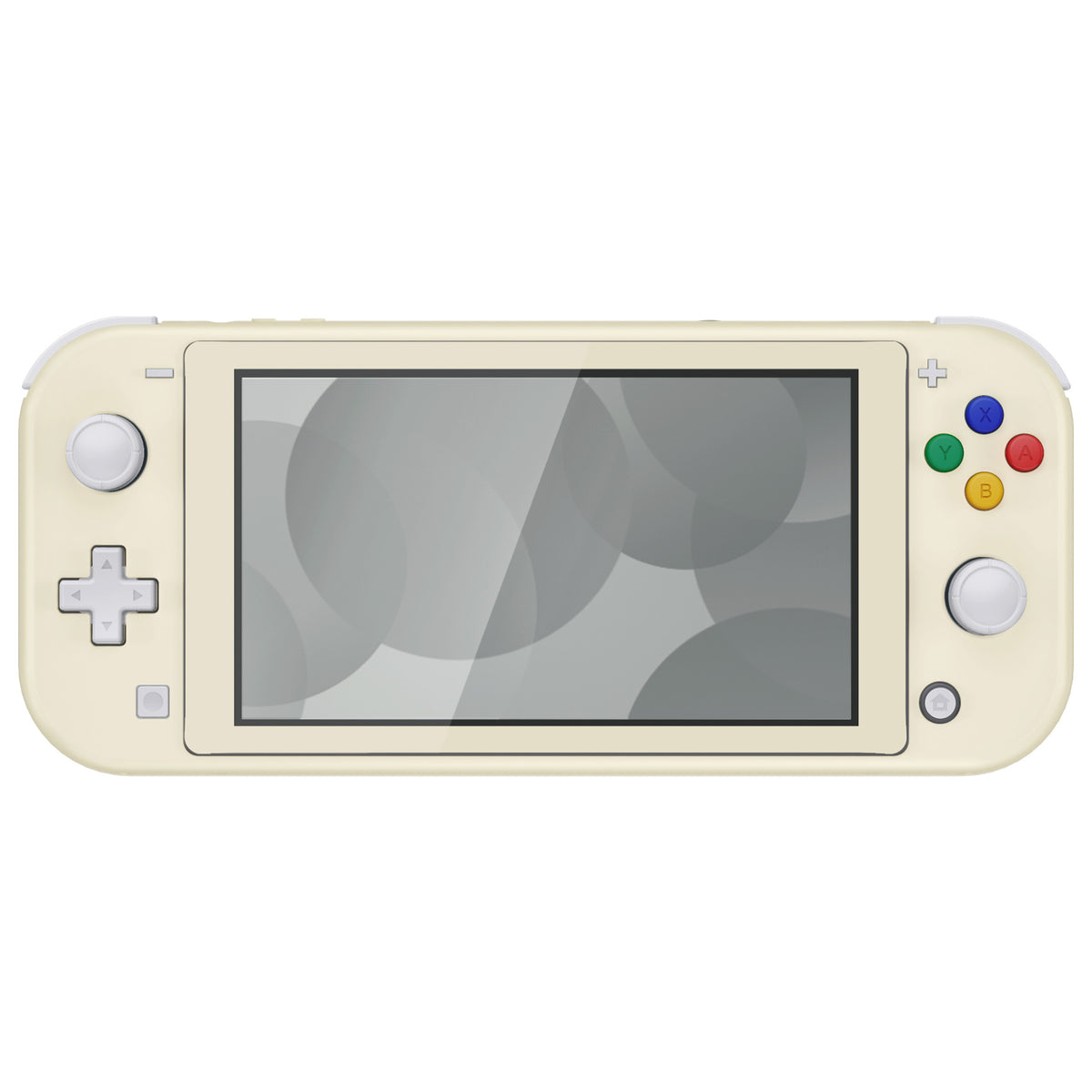 eXtremeRate Replacement Full Set Shells with ABXY Buttons & Screen Protector for Nintendo Switch Lite - Antique Yellow