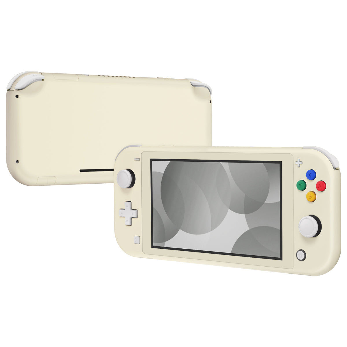 eXtremeRate Replacement Full Set Shells with ABXY Buttons & Screen Protector for Nintendo Switch Lite - Antique Yellow