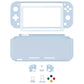 eXtremeRate Replacement Full Set Shells with ABXY Buttons & Screen Protector for Nintendo Switch Lite - Sky Blue