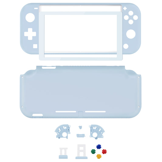 eXtremeRate Replacement Full Set Shells with ABXY Buttons & Screen Protector for Nintendo Switch Lite - Sky Blue