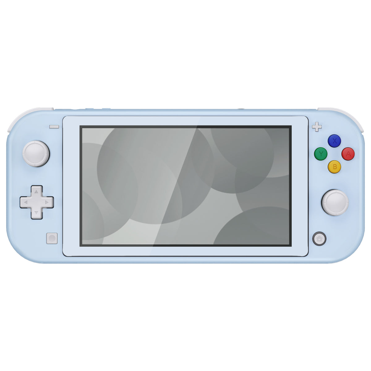 eXtremeRate Replacement Full Set Shells with ABXY Buttons & Screen Protector for Nintendo Switch Lite - Sky Blue