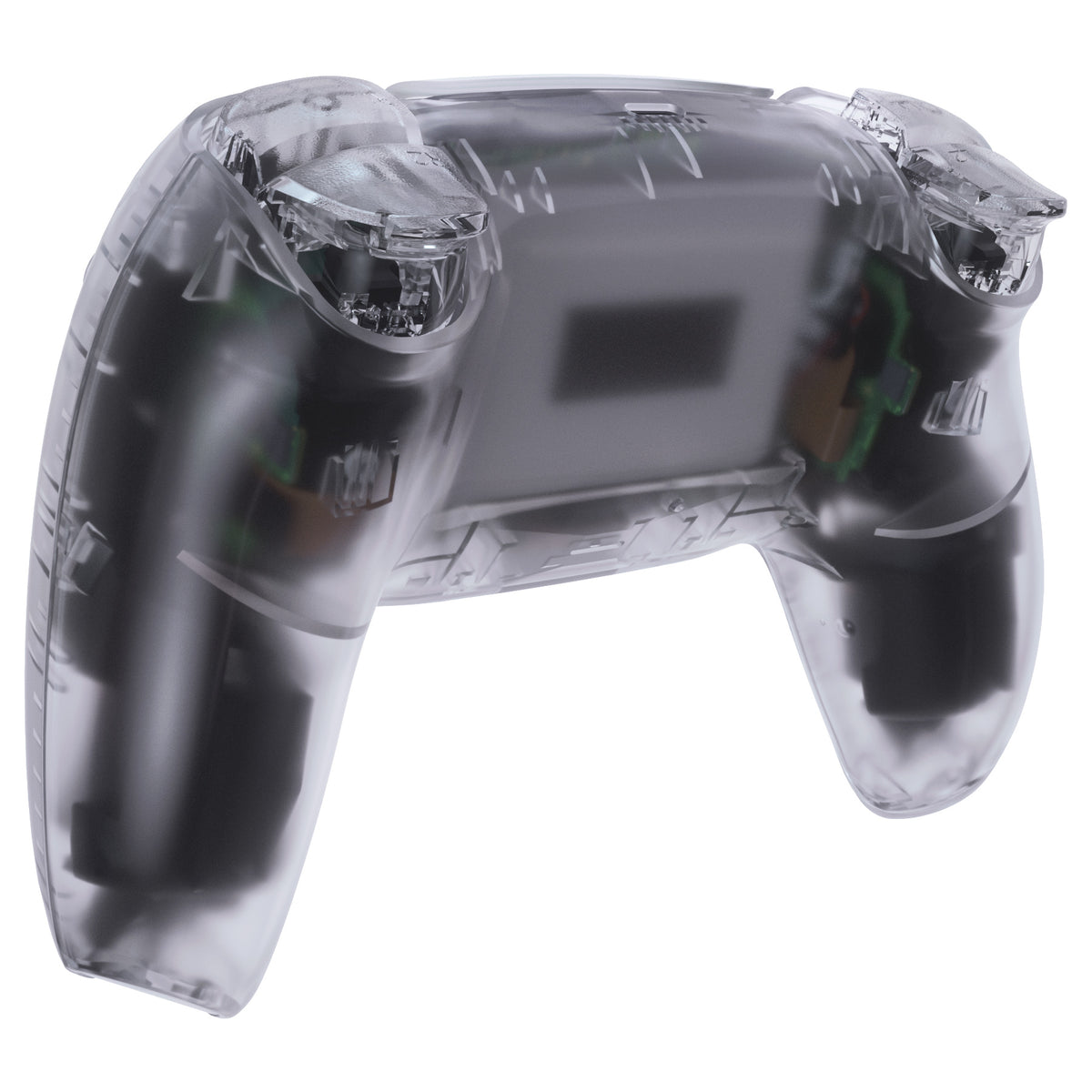 eXtremeRate Replacement Full Set Shells with Buttons Compatible with PS5 Controller BDM-010/020 - Clear
