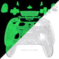 eXtremeRate Replacement Full Set Shells with Buttons Compatible with PS5 Edge Controller - Glow in Dark - Green