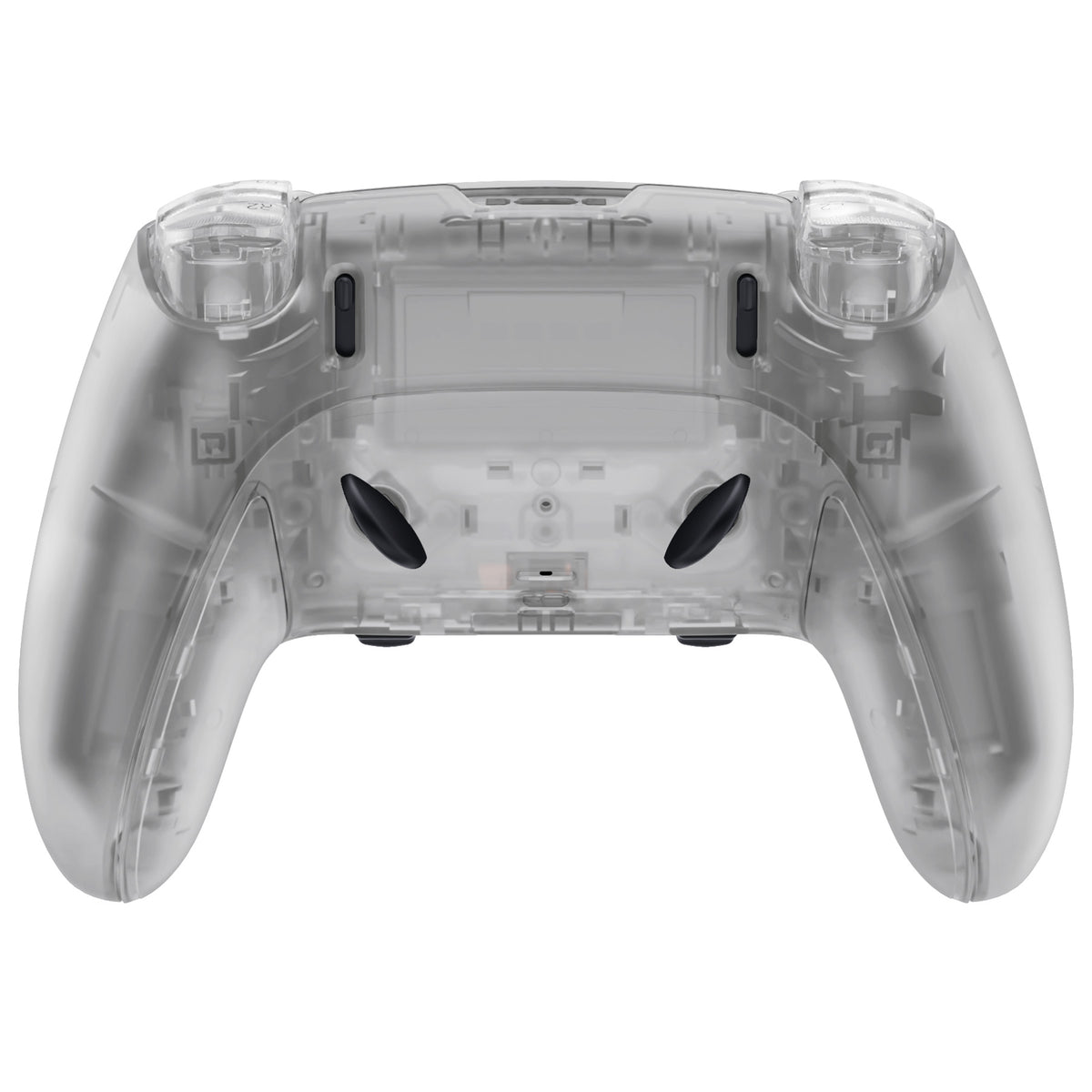 eXtremeRate Replacement Full Set Shells with Buttons Compatible with PS5 Edge Controller - Glow in Dark - Green