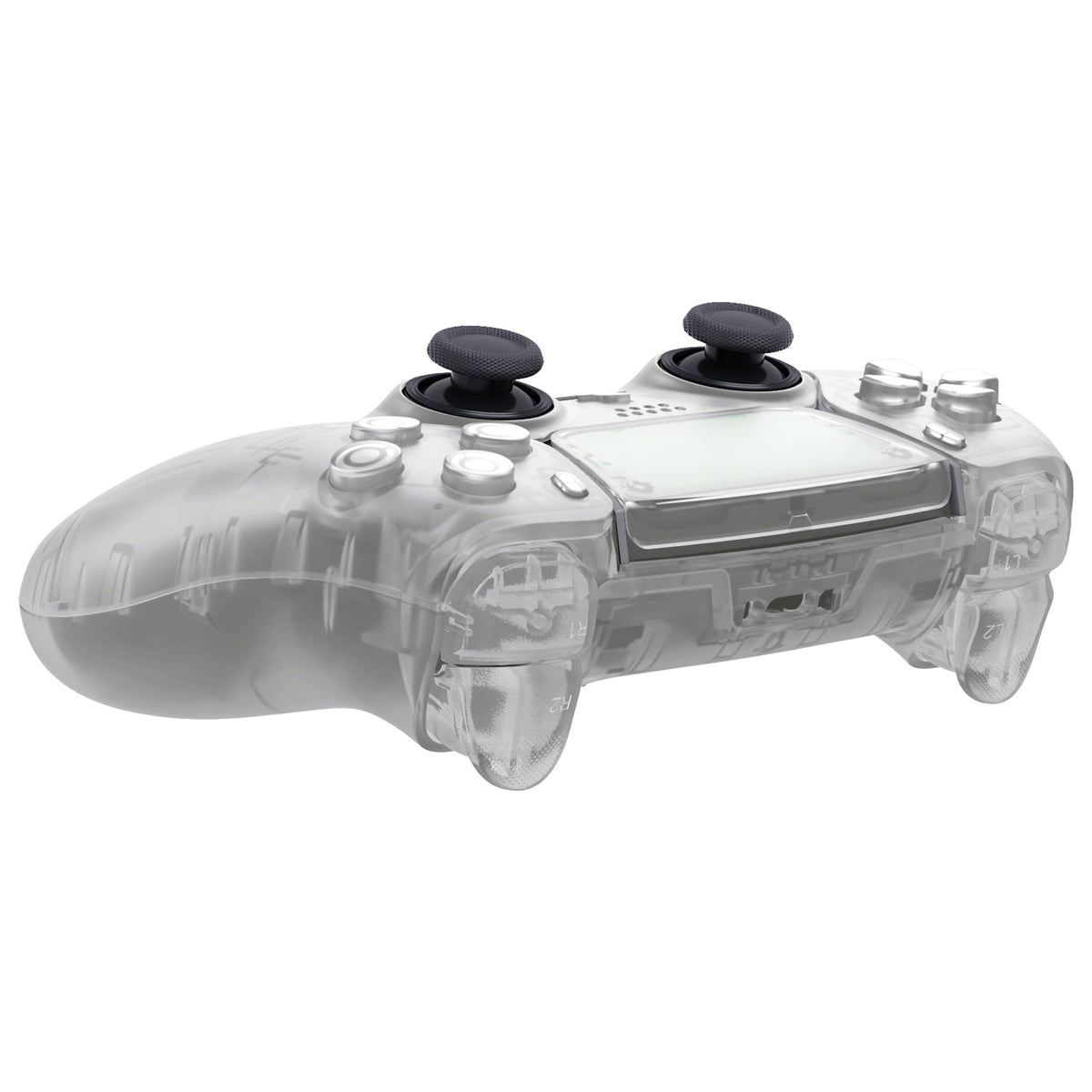 eXtremeRate Replacement Full Set Shells with Buttons Compatible with PS5 Edge Controller - Glow in Dark - Green