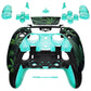 eXtremeRate Replacement Full Set Shells with Buttons Compatible with PS5 Edge Controller - Green Weeds