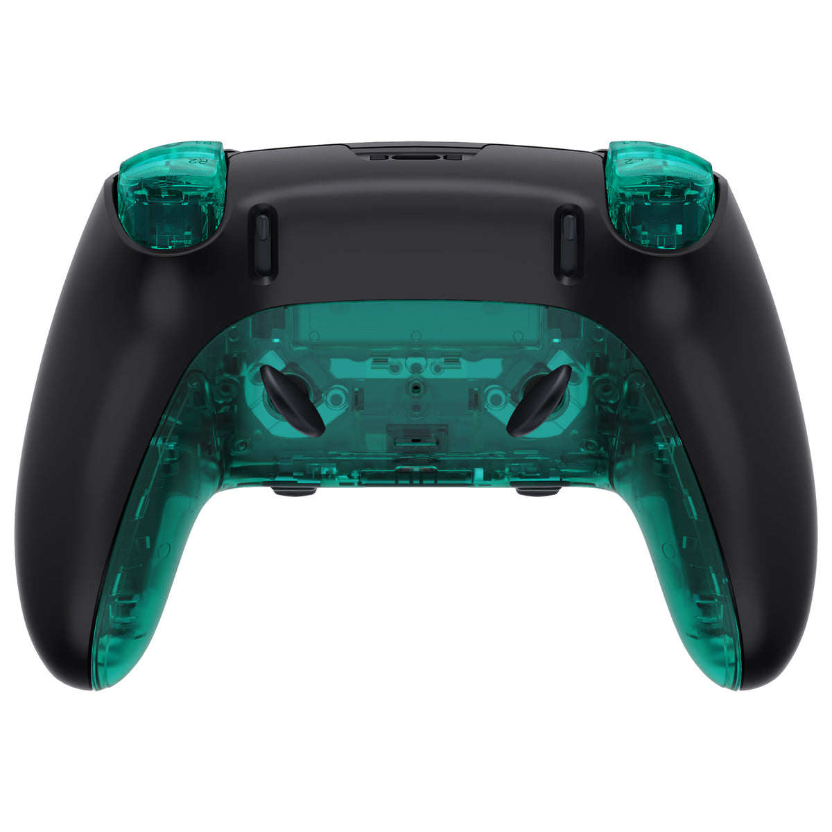 eXtremeRate Replacement Full Set Shells with Buttons Compatible with PS5 Edge Controller - Green Weeds