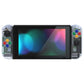 eXtremeRate Replacement Full Set Shells with Buttons for Nintendo Switch - Crystal Clear Glacier Blue