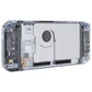 eXtremeRate Replacement Full Set Shells with Buttons for Nintendo Switch - Crystal Clear Glacier Blue