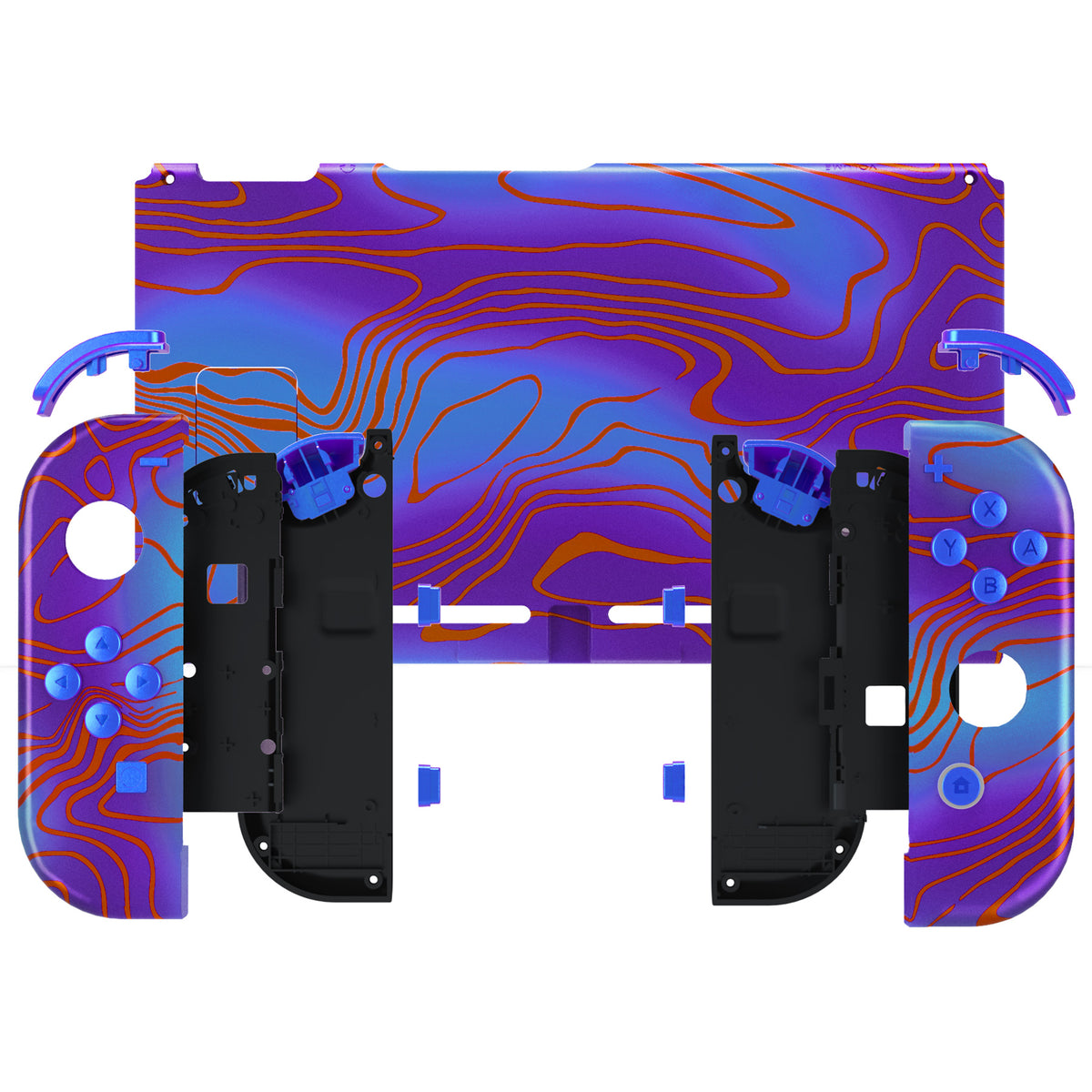 eXtremeRate Replacement Full Set Shells with Buttons for Nintendo Switch - Damascuscamo