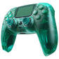 eXtremeRate Replacement Full Set Shells with Buttons Compatible with PS5 Controller BDM-010/020 - Emerald Green eXtremeRate