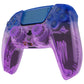 eXtremeRate Replacement Full Set Shells with Buttons Compatible with PS5 Controller BDM-030/040/050 - Gradient Translucent Bluebell