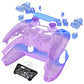 eXtremeRate Replacement Full Set Shells with Buttons Compatible with PS5 Controller BDM-030/040/050 - Gradient Translucent Bluebell