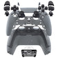 eXtremeRate Replacement Full Set Shells with Buttons Compatible with PS5 Controller BDM-030/040/050 - New Hope Gray