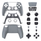 eXtremeRate Replacement Full Set Shells with Buttons Compatible with PS5 Controller BDM-030/040/050 - New Hope Gray