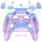 eXtremeRate Replacement Full Set Shells with Buttons Compatible with PS5 Edge Controller - Gradient Translucent Bluebell