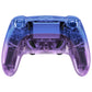 eXtremeRate Replacement Full Set Shells with Buttons Compatible with PS5 Edge Controller - Gradient Translucent Bluebell