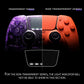 eXtremeRate Replacement Full Set Shells with Buttons Compatible with PS5 Edge Controller - Orange