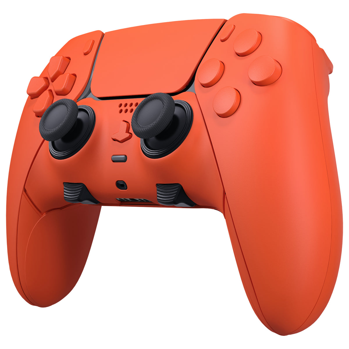 eXtremeRate Replacement Full Set Shells with Buttons Compatible with PS5 Edge Controller - Orange