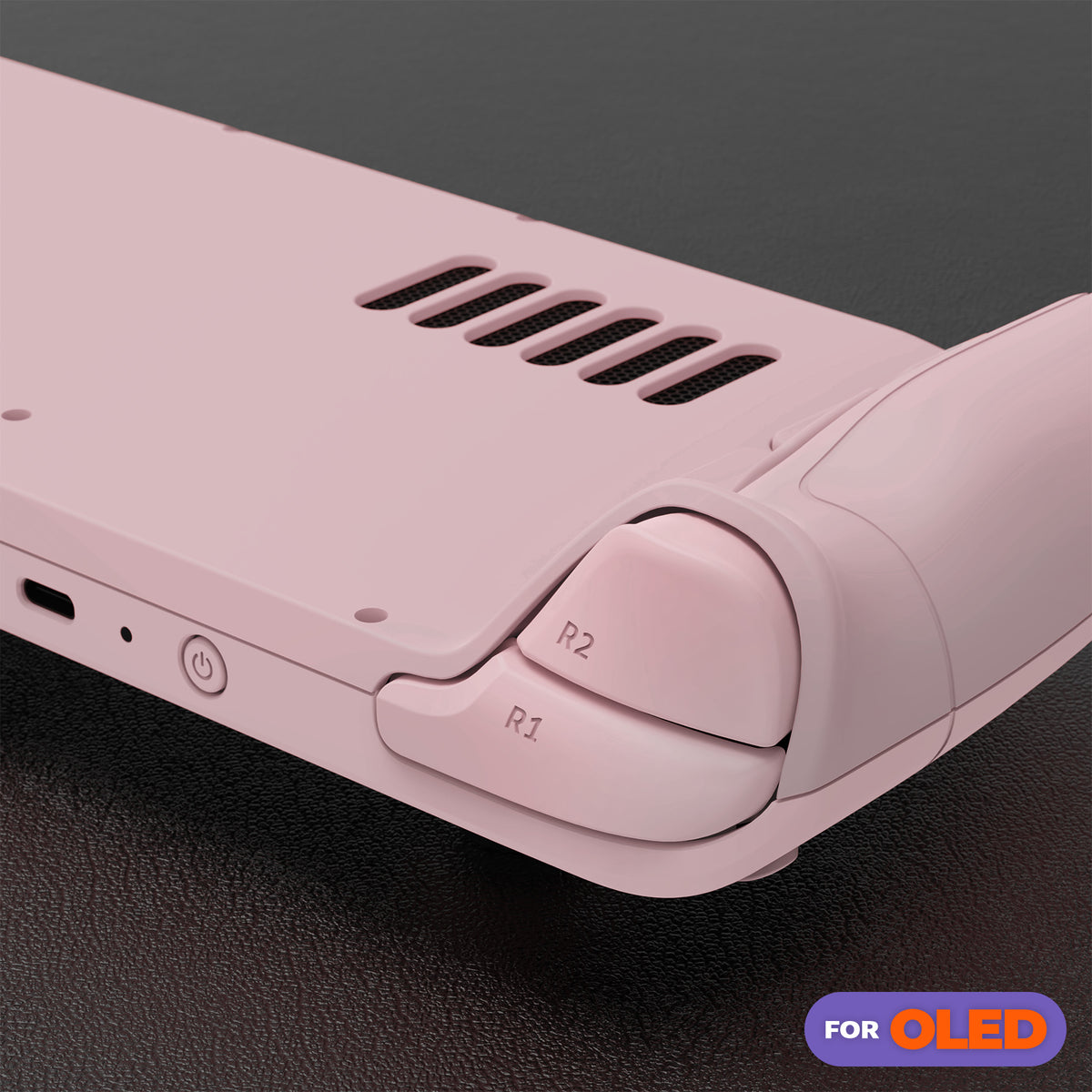 eXtremeRate Replacement Full Set Shell with Buttons for Steam Deck OLED - Cherry Blossoms Pink