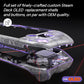eXtremeRate Replacement Full Set Shell with Buttons for Steam Deck OLED - Clear