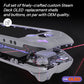 eXtremeRate Replacement Full Set Shell with Buttons for Steam Deck OLED - New Hope Gray