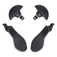 eXtremeRate Replacement Interchangeable 4PCS Metal Back Paddles for PS5 Edge Controller - Metallic Black