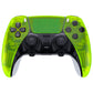 eXtremeRate Replacement Left Right Front Housing Shell with Touchpad Compatible with PS5 Edge Controller - Clear Lime Green