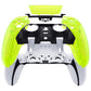 eXtremeRate Replacement Left Right Front Housing Shell with Touchpad Compatible with PS5 Edge Controller - Clear Lime Green
