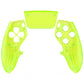 eXtremeRate Replacement Left Right Front Housing Shell with Touchpad Compatible with PS5 Edge Controller - Clear Lime Green