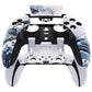eXtremeRate Replacement Left Right Front Housing Shell with Touchpad Compatible with PS5 Edge Controller - The Great Wave eXtremeRate