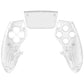 eXtremeRate Replacement Left Right Front Housing Shell with Touchpad Compatible with PS5 Edge Controller - Glow in Dark - Green