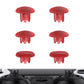 eXtremeRate Replacement Swappable Thumbsticks for PS5 Edge Controller - Clear Red eXtremeRate