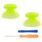 eXtremeRate Replacement Thumbsticks Analog Stick Joystick Compatible with PS5 & PS4 All Model Controller - Clear Lime Green eXtremeRate