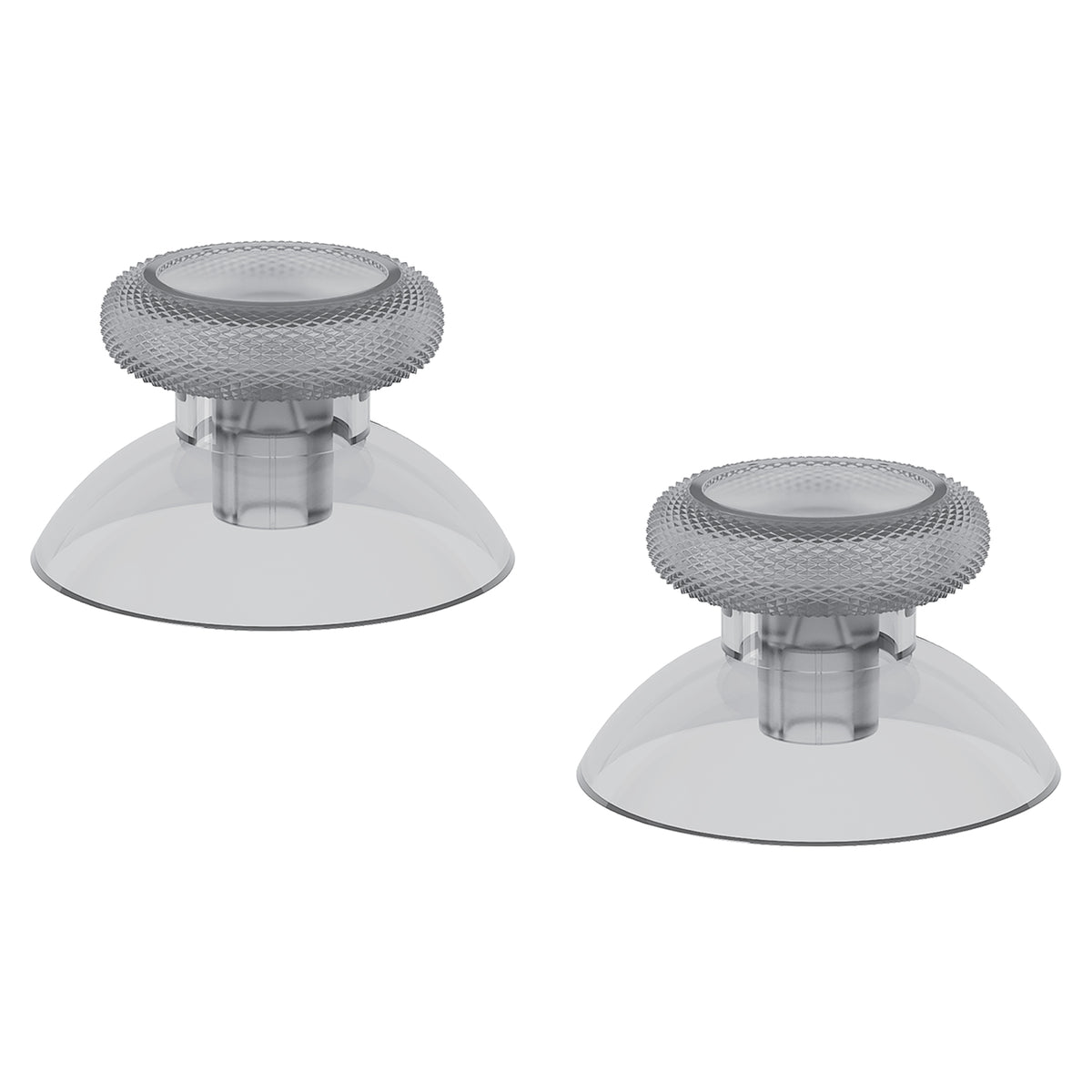eXtremeRate Replacement Thumbsticks for Xbox Series X/S Controller & Xbox One X/S Controller & Xbox One Standard Controller & Xbox One Elite Controller - Clear Black