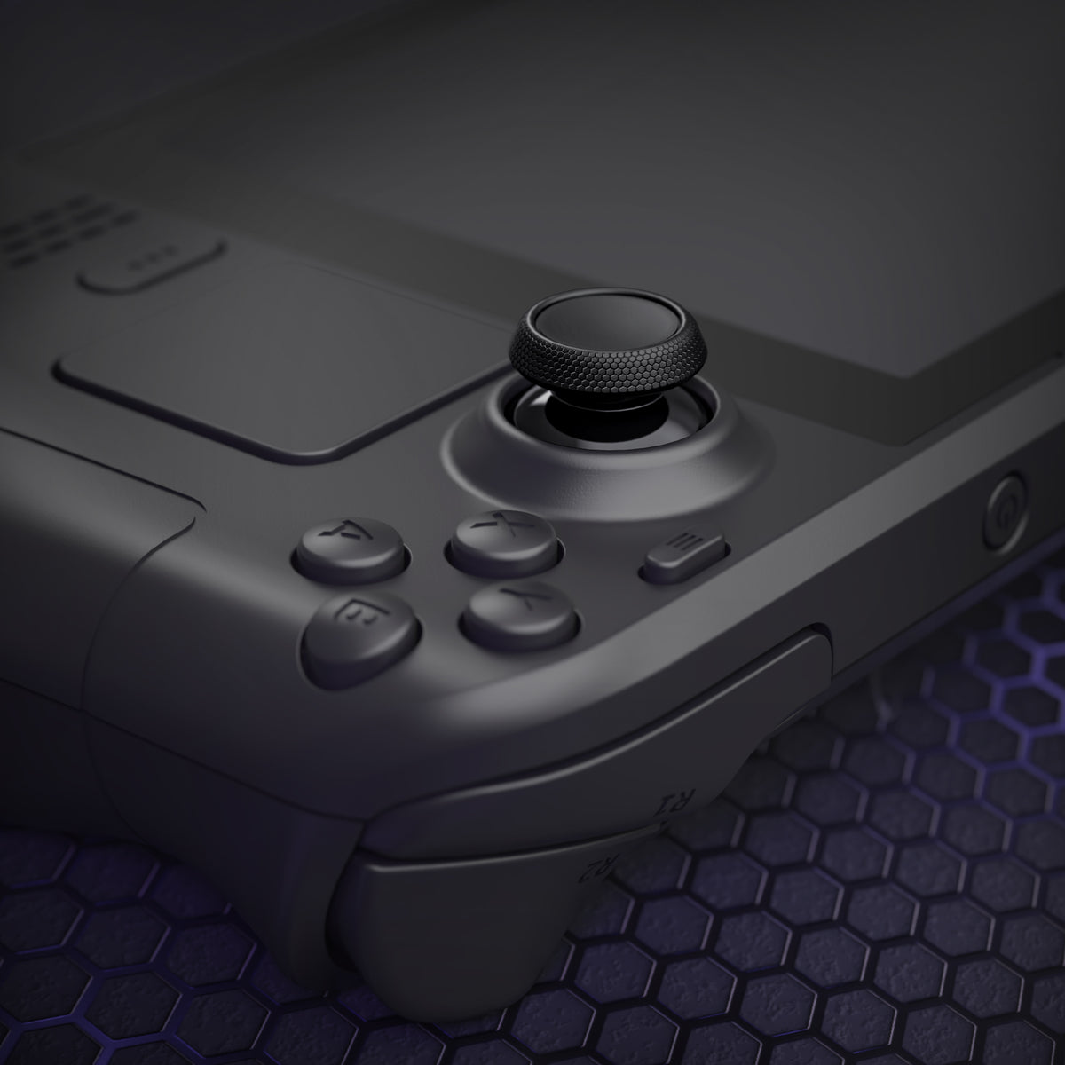 eXtremeRate Replacement Thumbsticks with Original Touch Sensing for Steam Deck LCD & OLED - Black