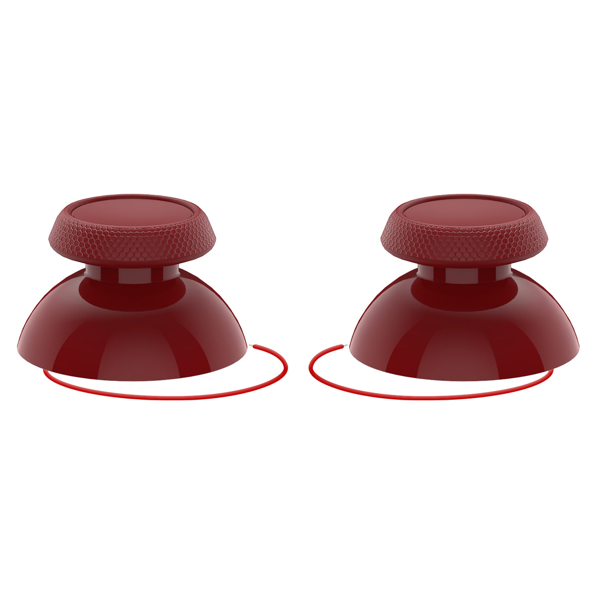 eXtremeRate Replacement Thumbsticks with Original Touch Sensing for Steam Deck LCD & OLED - Carmine Red